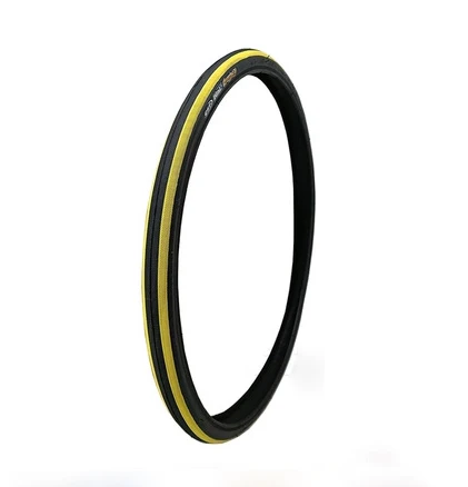 black yellow CST складной велосипед 2" x 1 1/8" 6.8Bar/100PSI велосипедные шины 60TPI 451 с крючками для Minivelo BMX - Цвет: black yellow