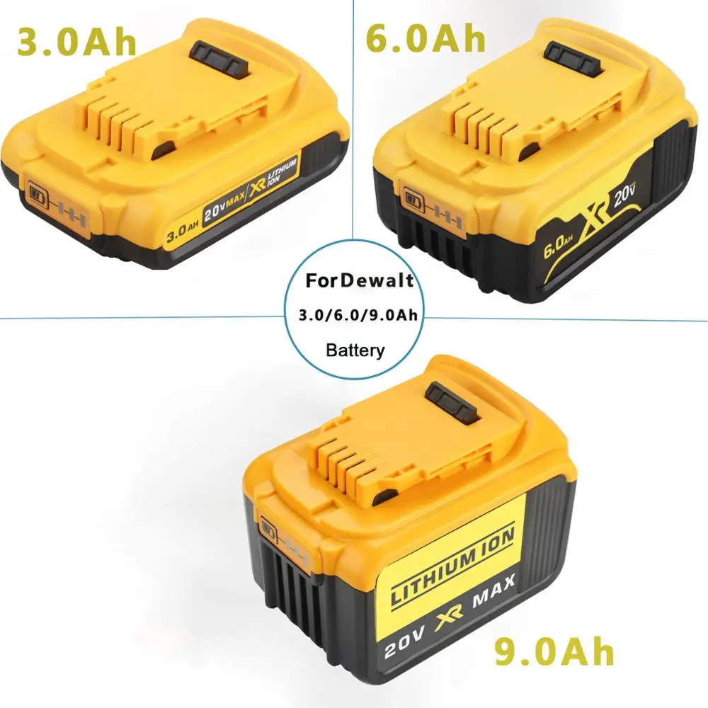 

Сменный аккумулятор для электроинструмента DeWalt DCB184 DCB181 DCB182 DCB200, 20 в, 18 в, 20 в, 3,0/6,0 Ач