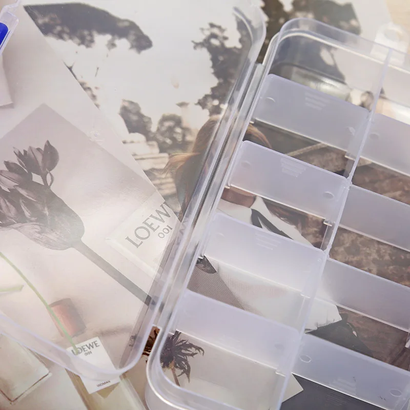 10/15/24/36 отсек для слотов для хранения коробка ювелирных изделий серьги бусины лекарственные средства таблетки хранения мини Товары Organizator Коробка Чехол контейнер