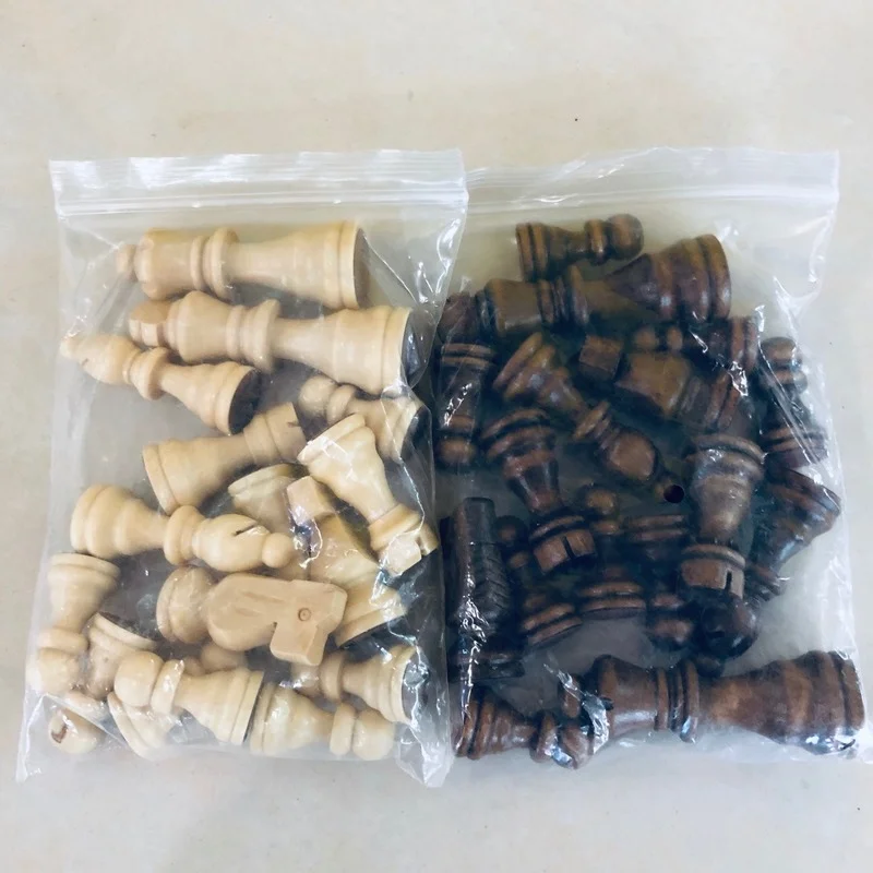 Набор новых шахматных фигур 2021 года оригинальные шахматы из массива дерева 3