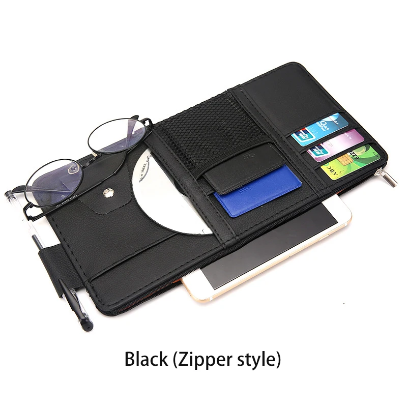 Новинка 2021 автомобильный солнцезащитный козырек ручка для купюр деловой женский