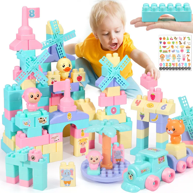 150 шт. большой размер Мечта Замок ветряные мельницы строительные блоки