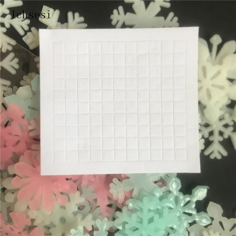 50 шт. флуоресцентные лампы в виде снежинок|Наклейки на стену| |