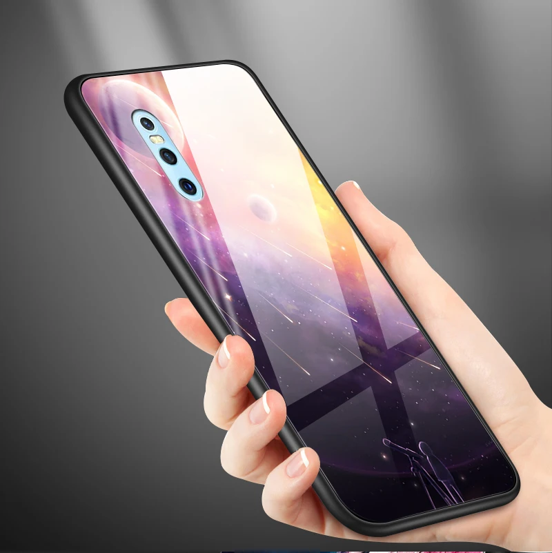 Чехол для телефона чехол Vivo V5S V7 плюс V9 V11i закаленное Стекло крышка X21i UD X23 X27 Pro Y3 Y5S