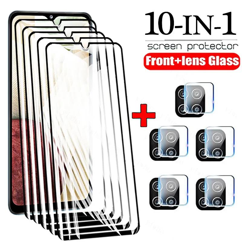 

Чехол из закаленного стекла для Samsung Galaxy A12, Защита экрана для Samsung A12, A 12, 12 а, 6,5 дюйма, зеркальная защитная пленка для объектива камеры