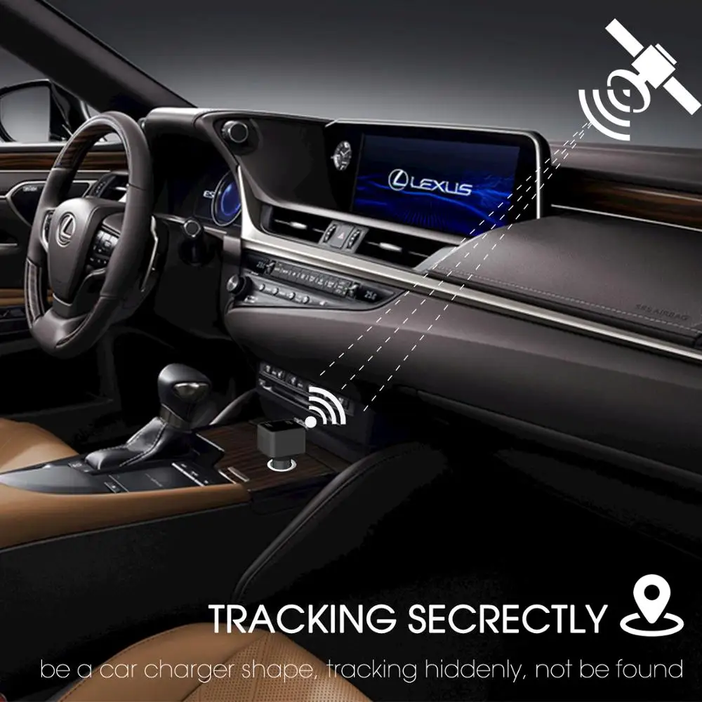 Автомобильное зарядное устройство GPS локатор запись голоса USB трекер JIMI HVT001 два