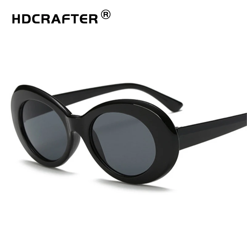 Женские очки мужские и женские солнечные Овальные Солнцезащитные черные белые