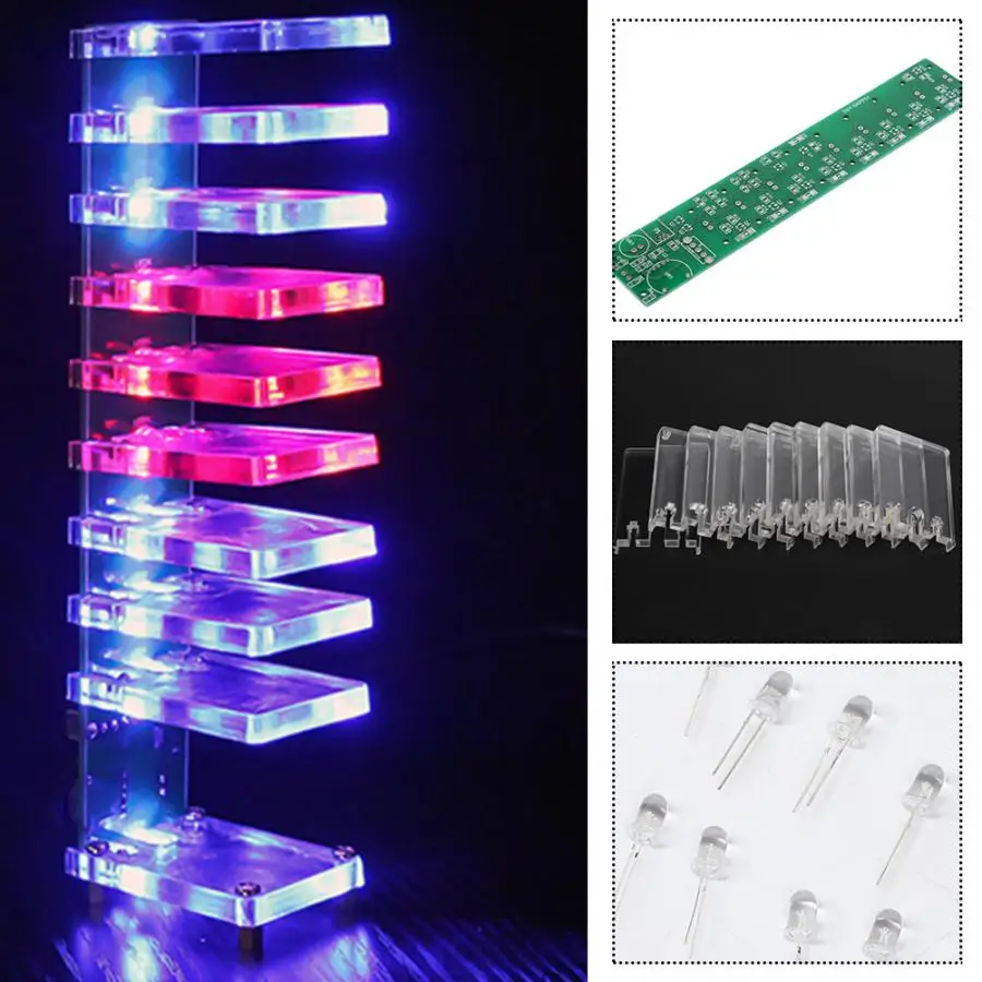 DIY Электронный Кристалл Колонка производство Голосовое управление музыкальный