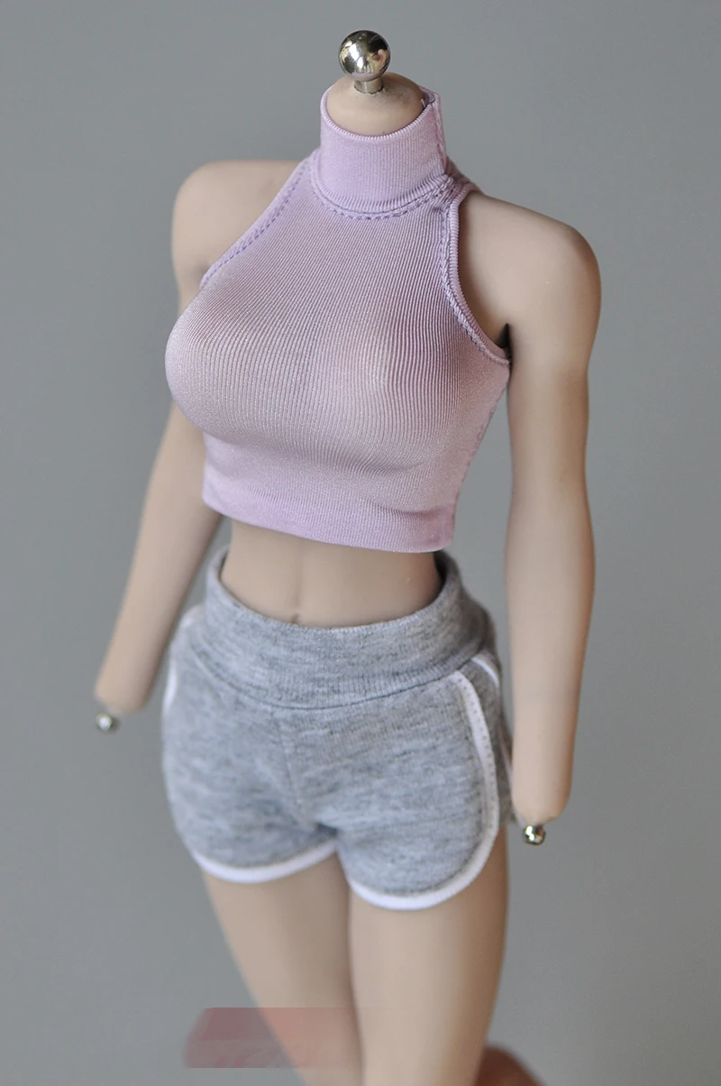 1/6 Scale Female Yoga Shorts Pants Model for 12'⟾male Body Figure DIY Accessories | Игрушки и хобби