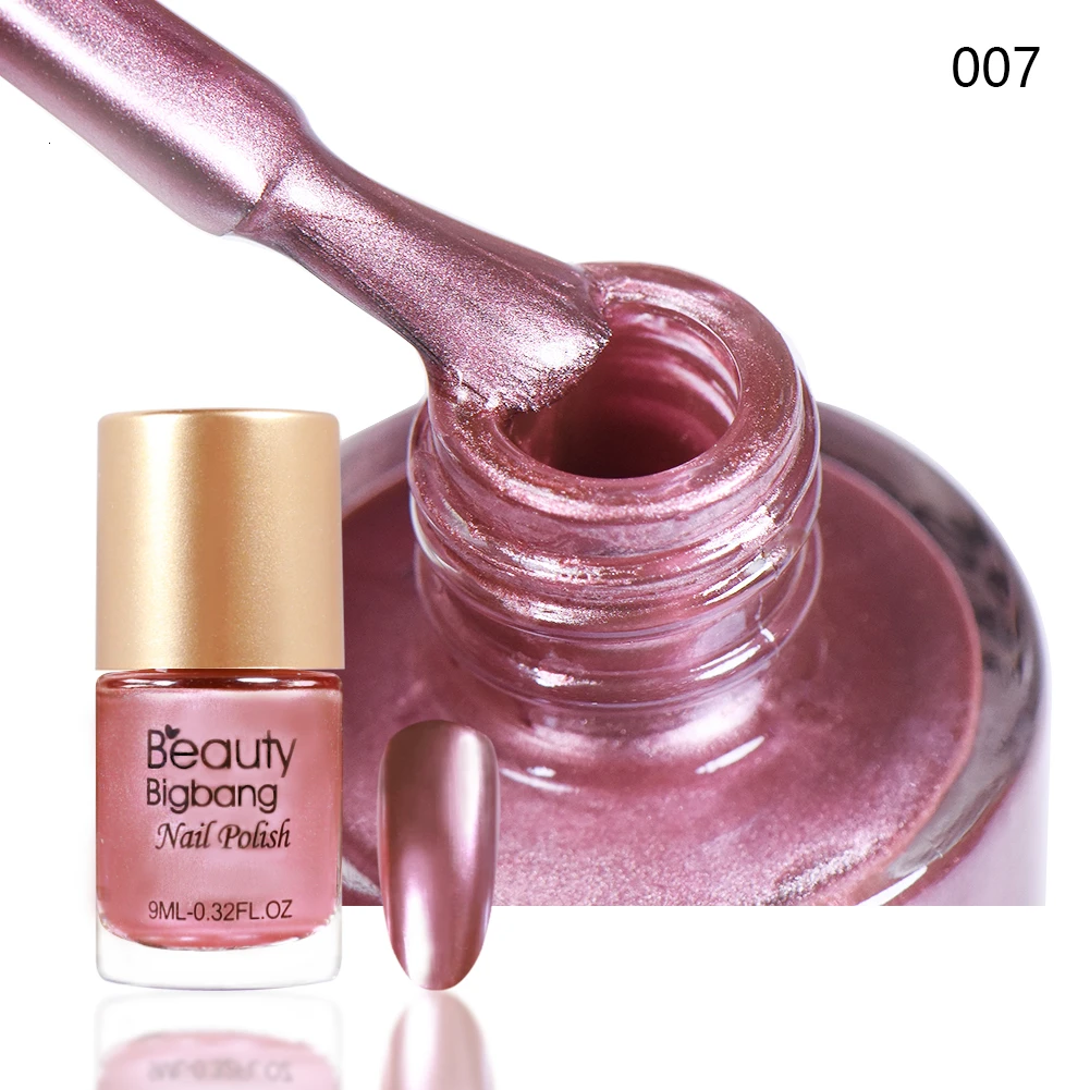 7A Beautybigbang 9 мл зеркальный эффект лак для ногтей металлический лак стойкий зеленый цвет Набор лаков для ногтей аксессуары для ногтей инструмент - Цвет: 7A
