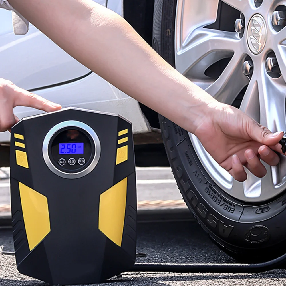 

12V Portable Electric Tire Inflator Mini Automatic Digital Air Inflatable Pump