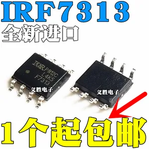 IRF7313 New and original IRF7313TRPBF IRF7313 F7313 SOP8 N 30V 6.5A MOS Field effect tube Double N channel 30 v / 6.5 A, field