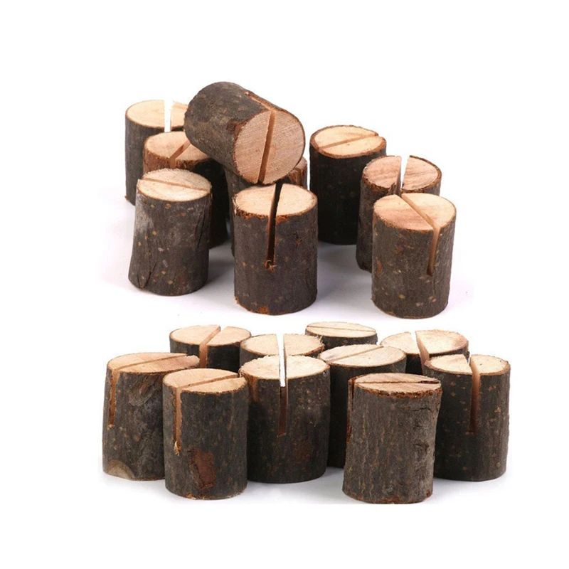 

Ecological wood stump notes wooden business card holder wedding meeting wooden decoration ornaments J9C1770