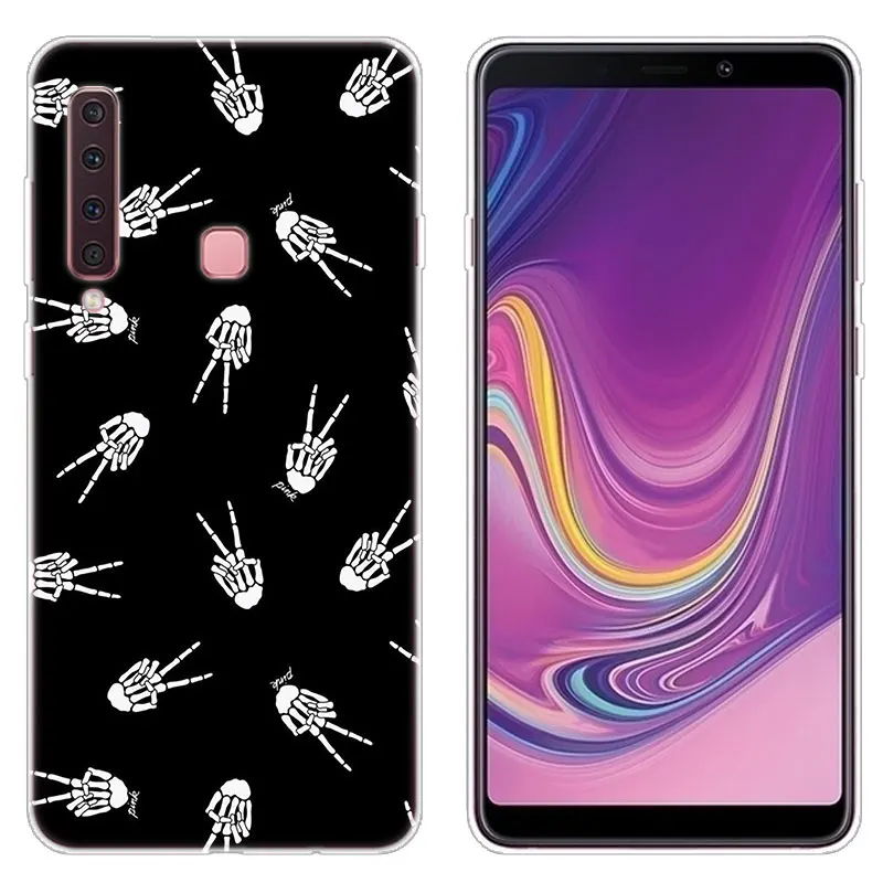 Чехол Dark Skull Art из силикона для Samsung Galaxy A90 A80 A70 A60 A50 A40 A30 A10 A20E A2CORE A9 A7 A8 A6 Plus 2018 A5 2017.