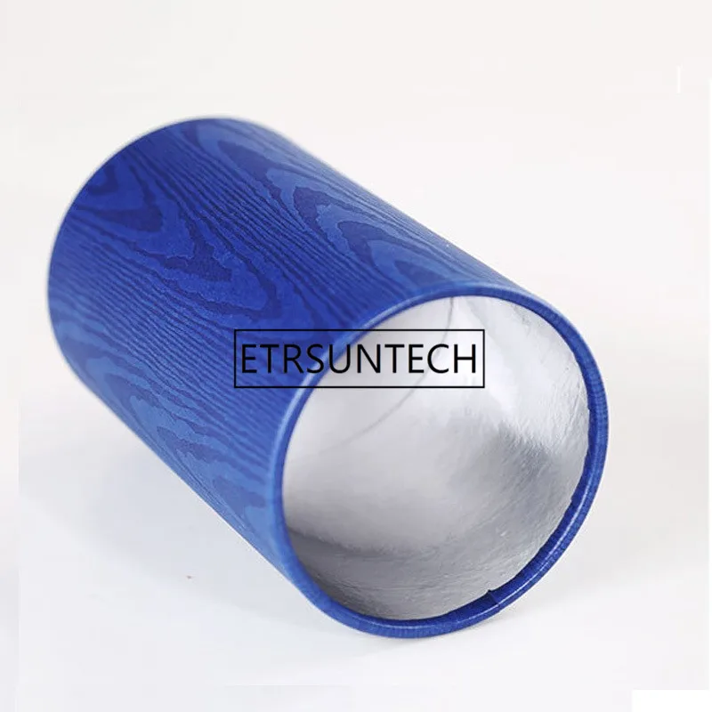 80pcs bark stripe Tea Packaging Tube Drawing Tube Wrapping Packaging Wholesale Kraft Coffee Paper Tube Oil painting cylinder