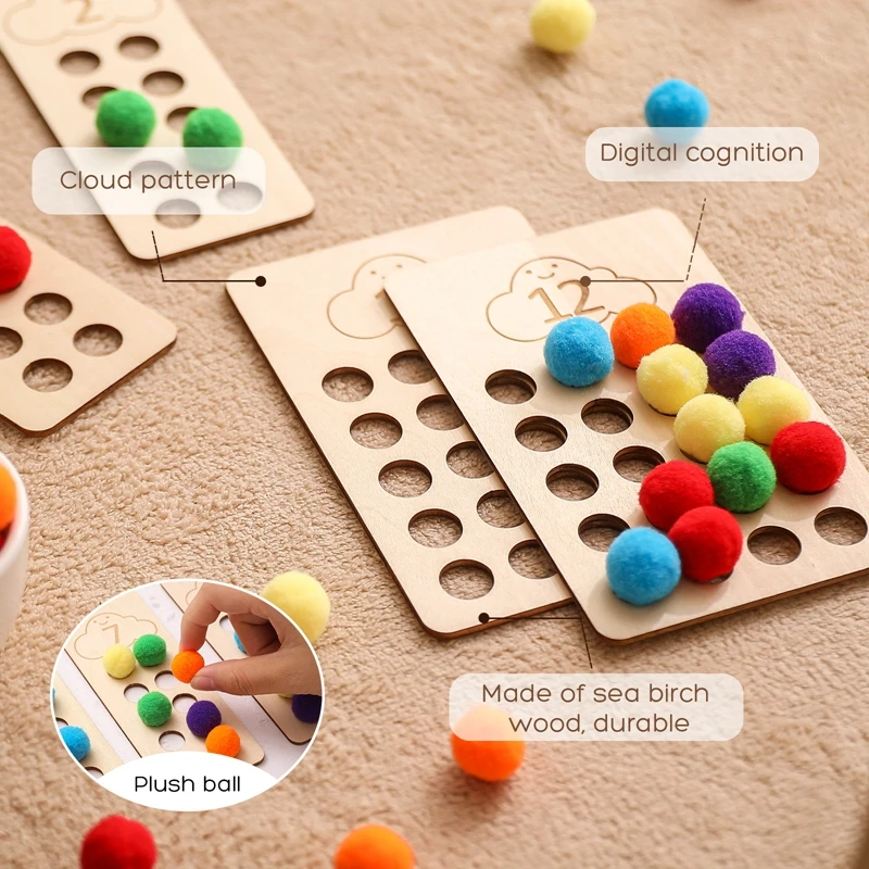 Игрушка Монтессори для малышей радужная доска деревянные игрушки сенсорные
