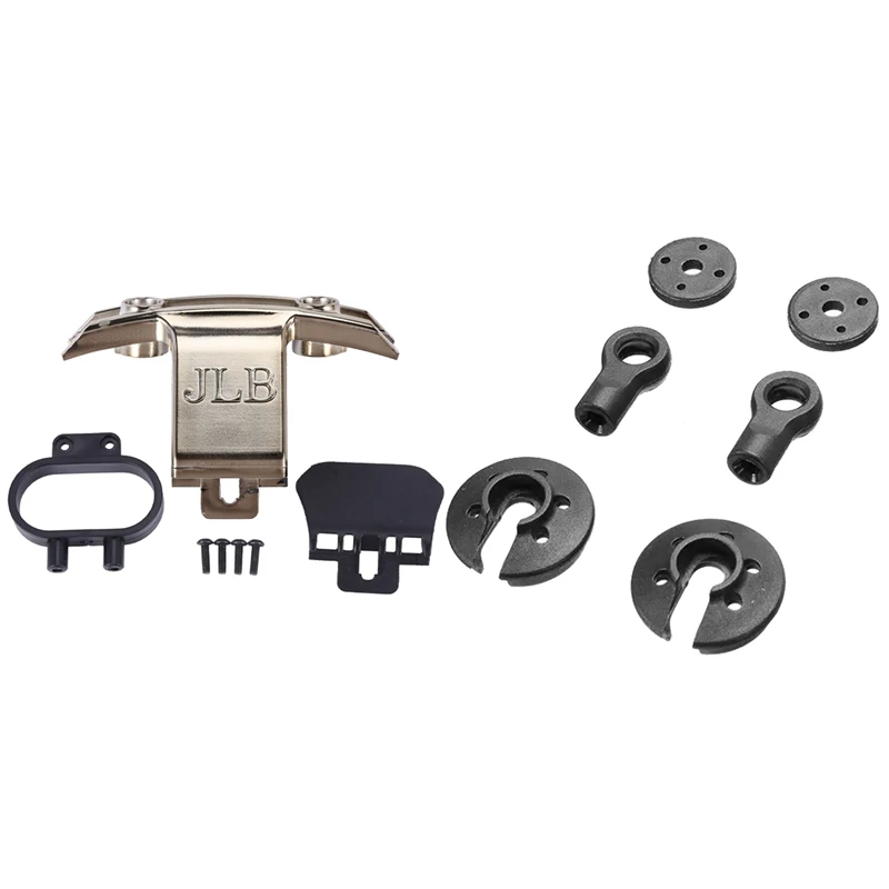 

2 комплекта радиоуправляемых автозапчастей: 1 комплект гальванического бампера EC1005 и 1 комплект амортизатора поршень абсорбера EA1029