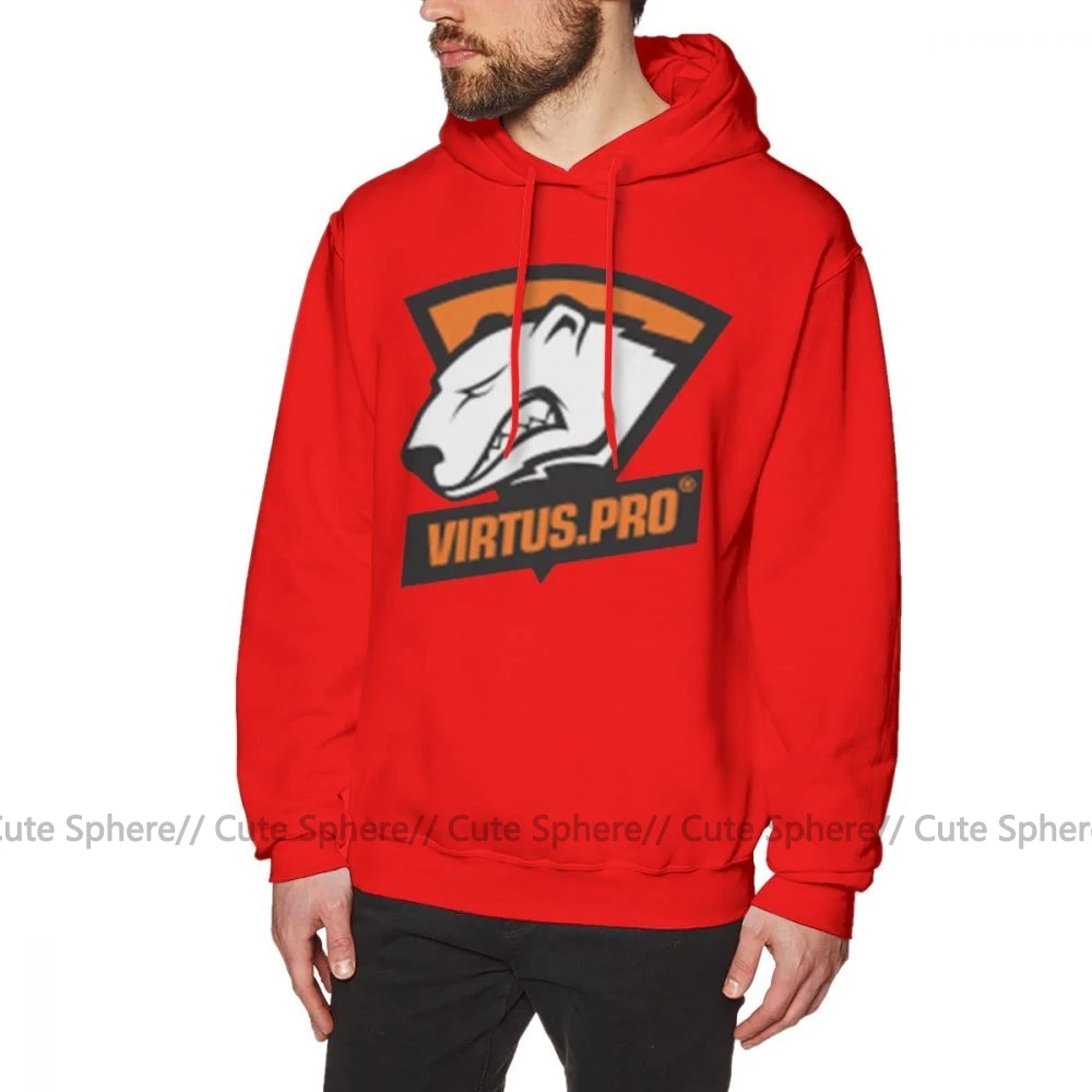 Virtus Pro толстовка с капюшоном Virtus Pro чехлы для телефонов кружки и многое другое Толстовки Теплый популярный пуловер толстовка с капюшоном мужская XXL толстовки с длинным рукавом - Цвет: Red