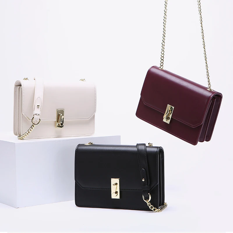

19cm Women Small Chain Bag Black Crossbody Flap Bags Designer Messenger Bag Ladies Shoulder Bag Daily Luxury Handbags and Pures