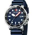 Бен Невис Мужские часы Модные Аналоговые кварцевые часы с датой армейские часы Водонепроницаемый Силиконовый каучуковый ремешок наручные часы для мужчин