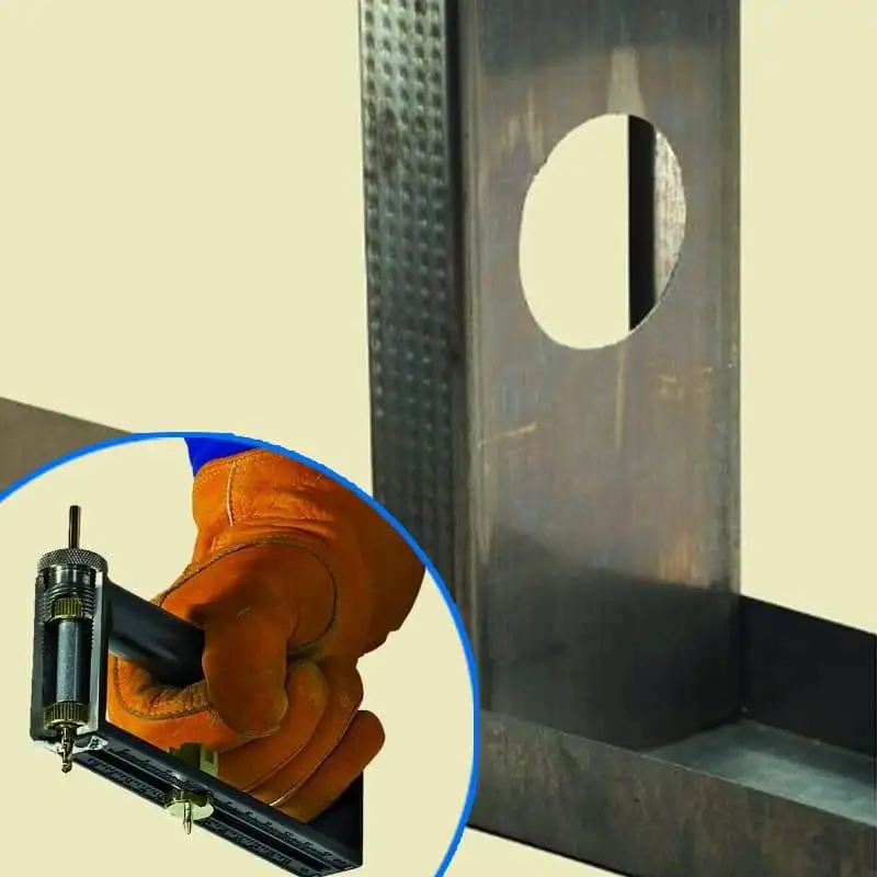 

1 Pcs Adjustable Metal Hole Cutter Aperture Sheet Steel Plate Cutting Tool Artifact Cutter Tool Scale Home Woodworking Hand Tool