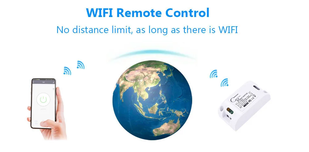 SMATRUL Tuya Smart Life APP push Wi-Fi переключатель светильник AC 110 В 220 В RF 433 МГц настенный DIY релейный таймер модуль Google Home Amazon Alexa