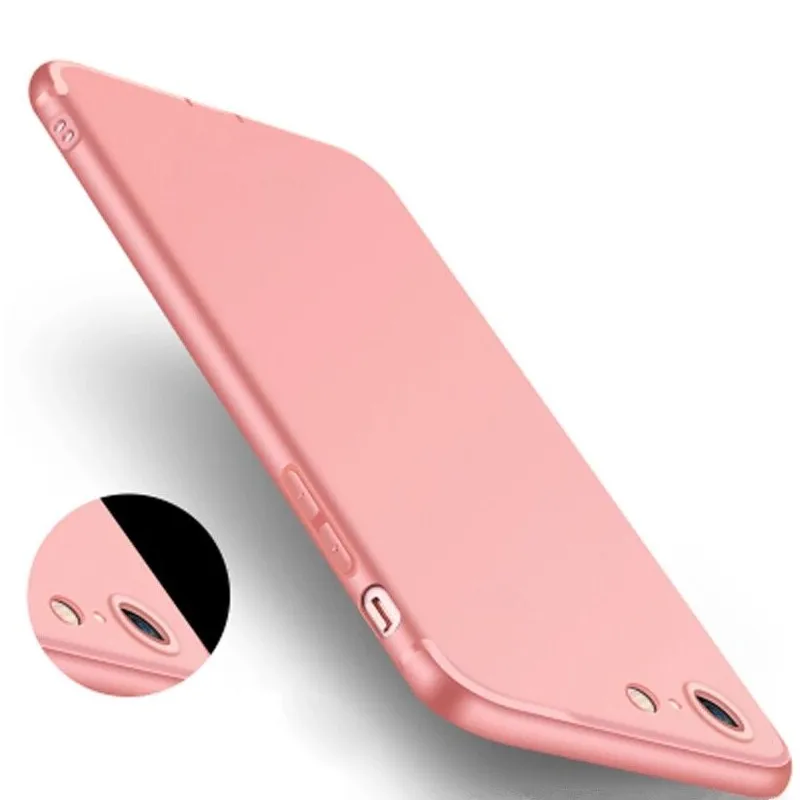 Матовый Мягкий силиконовый чехол для iPhone 6 6s 7 8 Plus Ультратонкий Тонкий чехол с грязеотталкивающей заглушкой для iPhone 11 Pro Max XR X XS Max