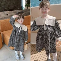 girl dress kids babydress 2021 floral spring autumn thicken toddler princess clothes casual outwear beach uniform dresseschild