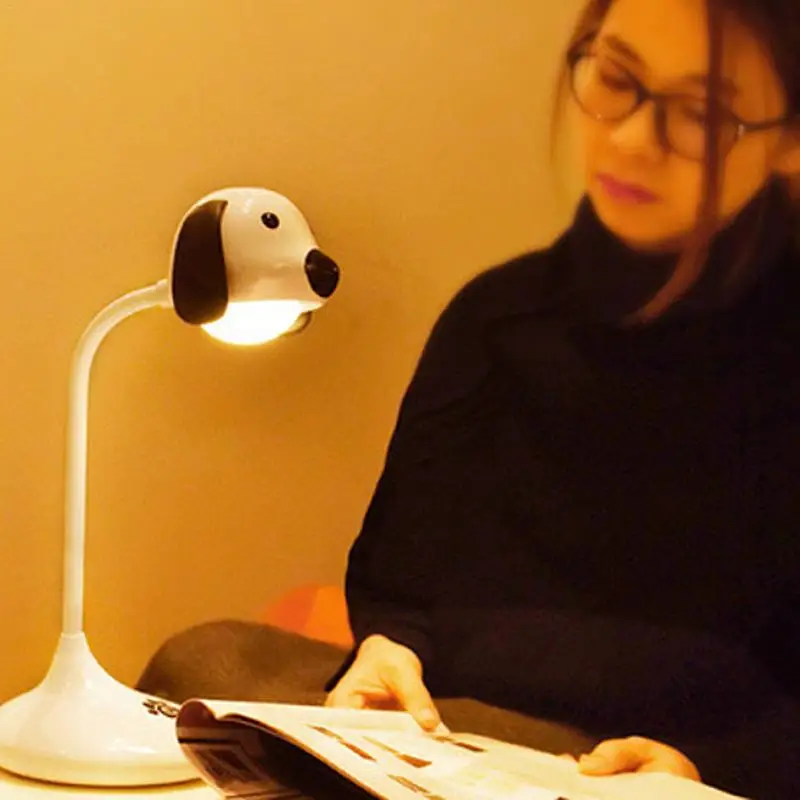 NEWKBO распродажа милые собачки на стороне прикоснитесь к двухцветной лампе