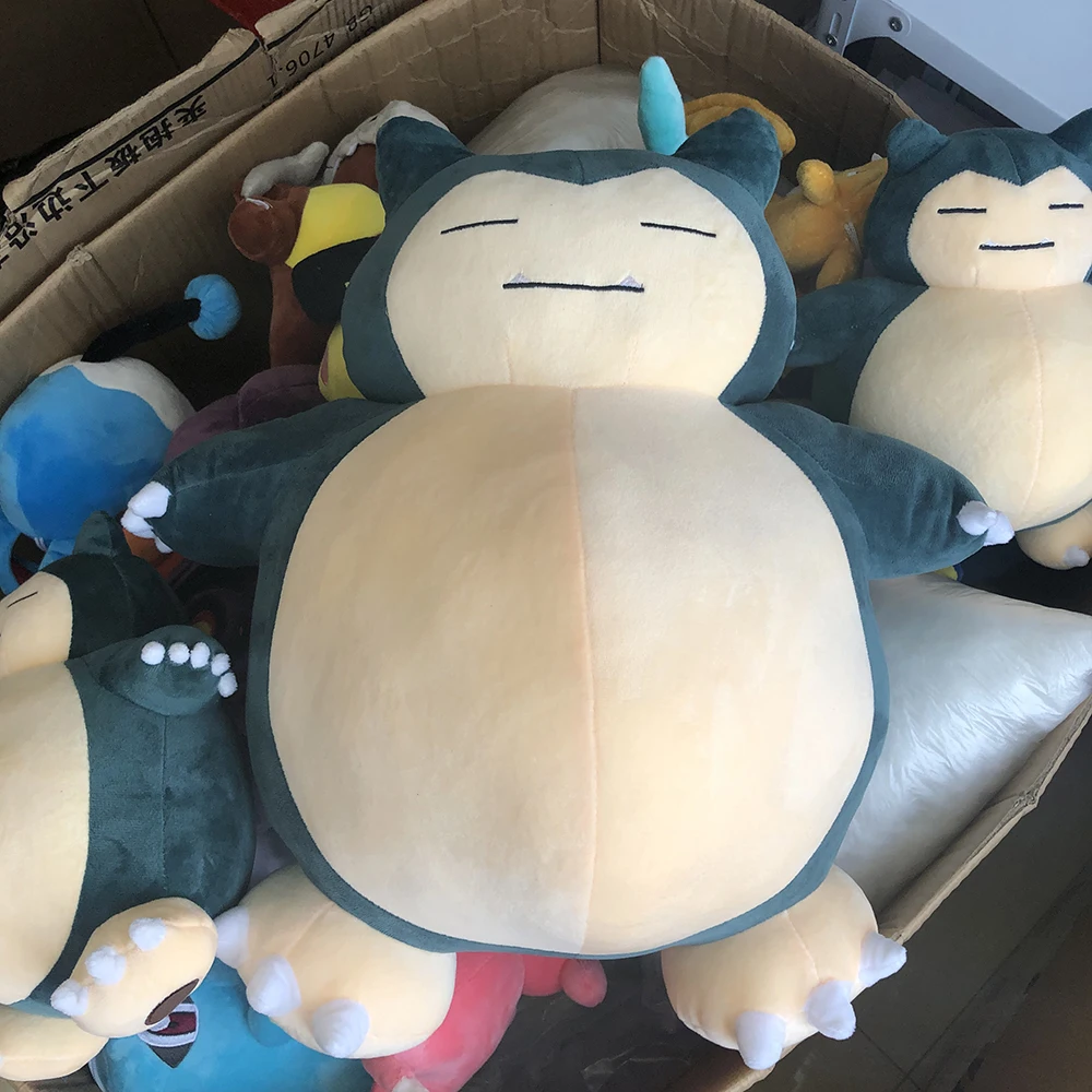Плюшевая подушка снорлакс милая Аниме Кукла монстр чудовище Мультяшные японские
