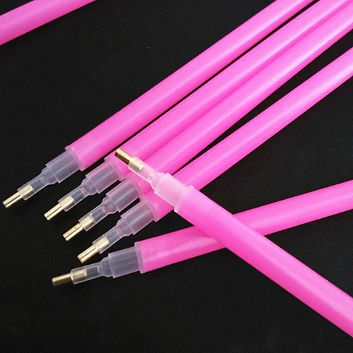 10 шт. розовые стразы для нейл-арта набор инструментов кистей и карандашей |