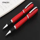 Высококачественная ручка Baoer, 1 шт., Офисная ручка красного цвета с большим животом, канцелярские принадлежности для школьников, принадлежности для студентов, чернильные ручки