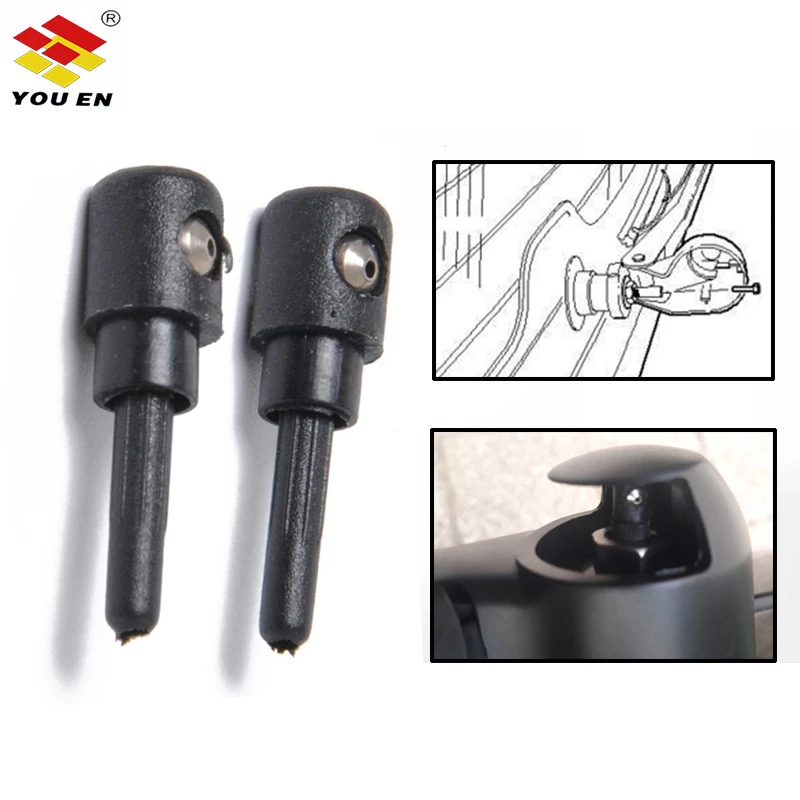 YOUEN Автомобильная черная Форсунка омывателя лобового стекла распылитель воды