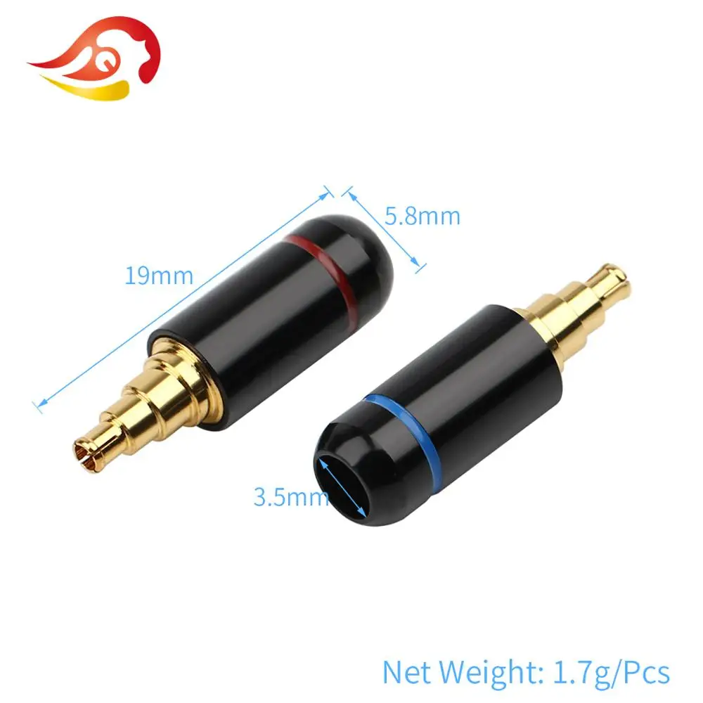 QYFANG 1 пара наушников контактный аудио разъем провода для IE40 Pro HiFi позолоченный