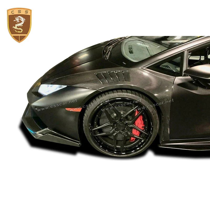 Полное углеродное волокно LP580 LP610 боковое крыло вспышка для Lamborghini Huracan|Обвесы| |