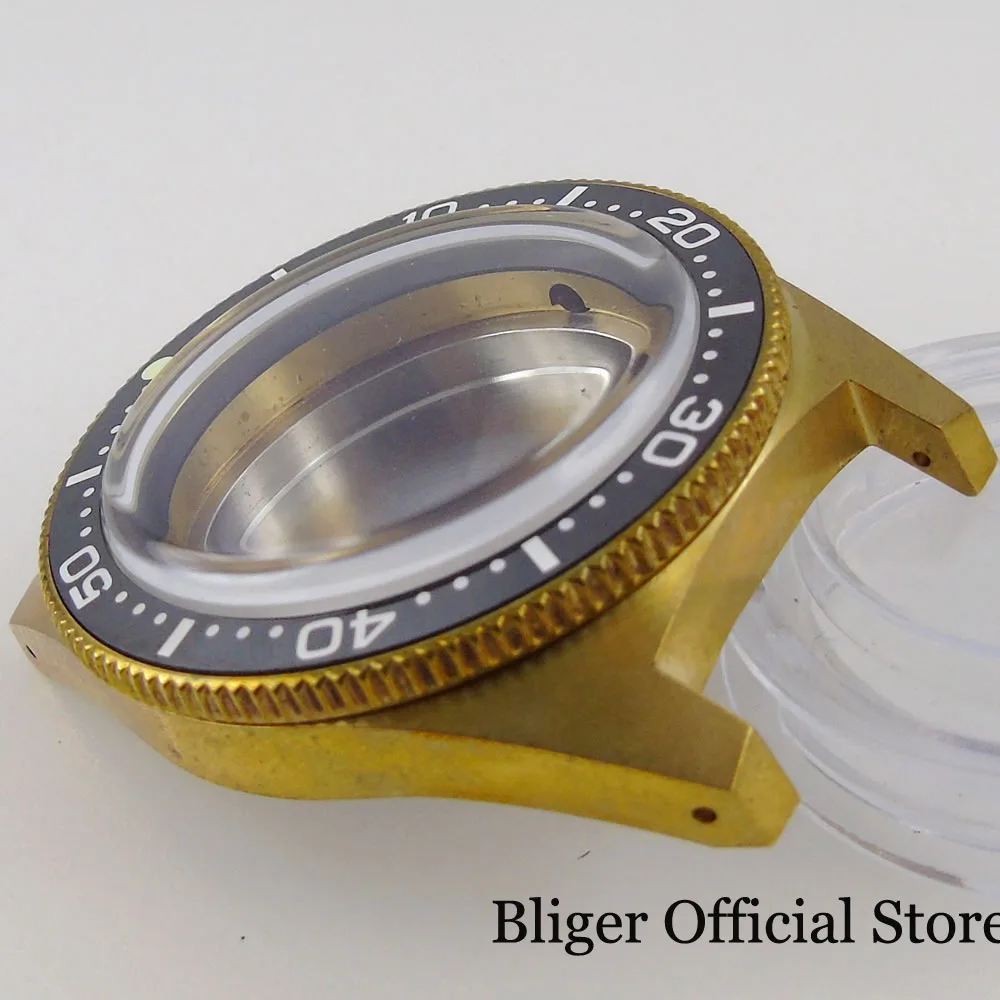 Тандорио 62MAS настоящая твердая бронзовая сталь 41 мм Корпус для часов с