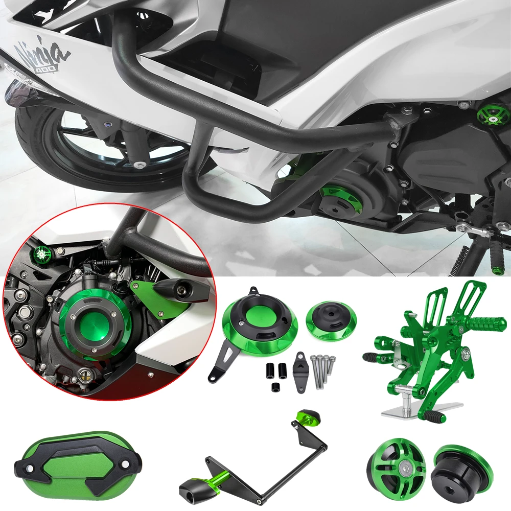 Защита двигателя Рама слайдер Краш протектор Rearsets бачок тормозной жидкости для