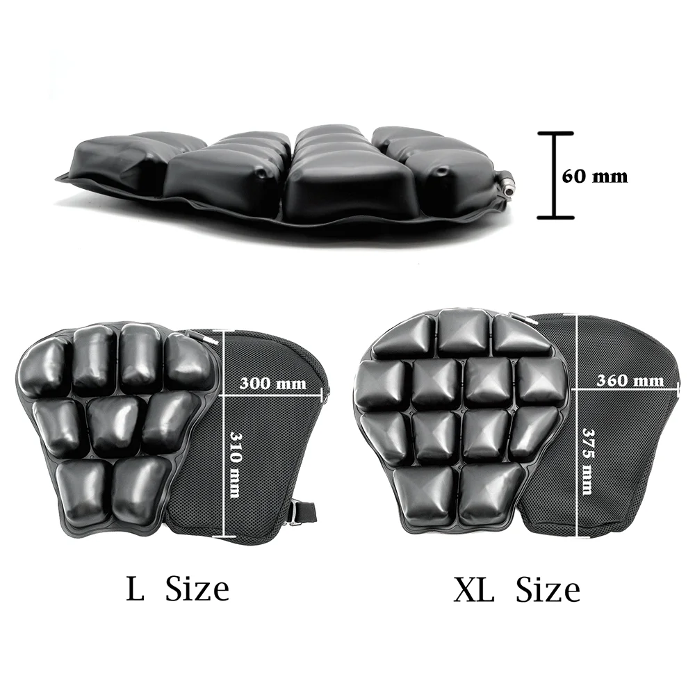 

Universal Motorcycle Seat Air Cushion Pad Comfortable Travel For TRIUMPH For Honda CBR 125R For 390 690 Duke