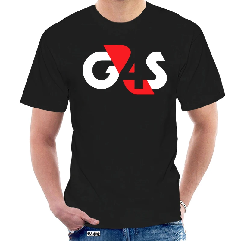 G4S безопасность наемник Солдат удачи армия мужская черная футболка Размер S 3XL @