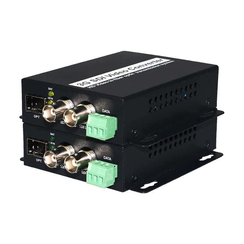 No modules 1-канальный 3g SDI в оптоволоконный конвертер с петлей-выходом и RS485, 3g SDI по оптоволоконным медиаконвертерам поддерживает 1080P и цифровое кино - Цвет: No modules
