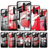 sexy devil woman for xiaomi redmi k40 k30 k20 pro plus 9c 9a 9 8a 7 luxury shell tempered glass phone case cover