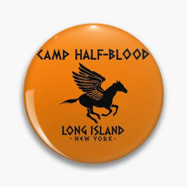 

Camp Half Blood Logo Customizable Soft Button Pin Cute Metal Badge Lover Hat Clothes Funny Fashion Collar Decor Women Cartoon