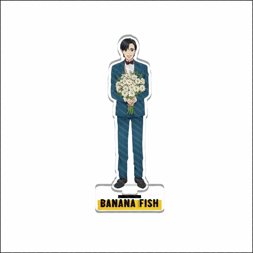 Мультяшный аниме акриловый бананафиш стоячие золы Рысь короче Wong фигурка