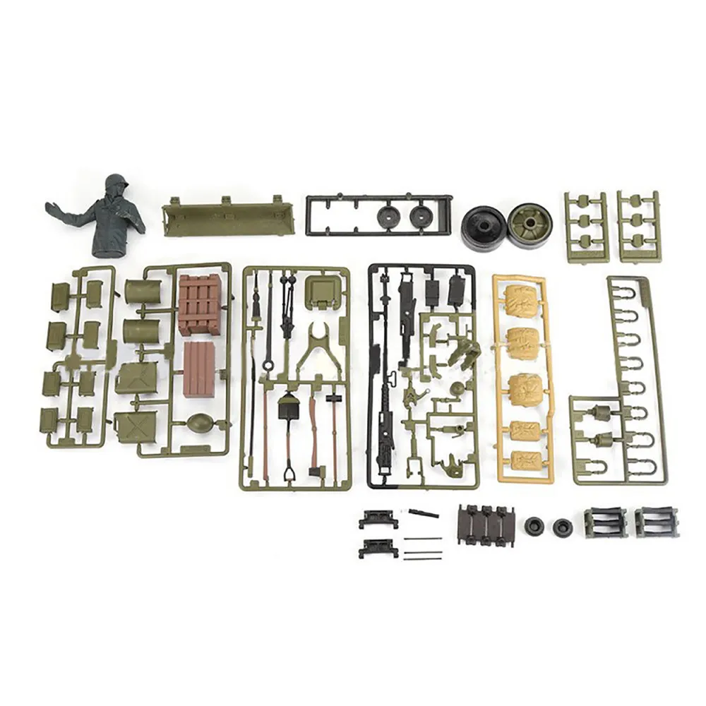 Для 1/16 Henglong Танк 3898 1 США Sherman M4A3 RC пластиковый солдат аксессуары Запчасти сумка