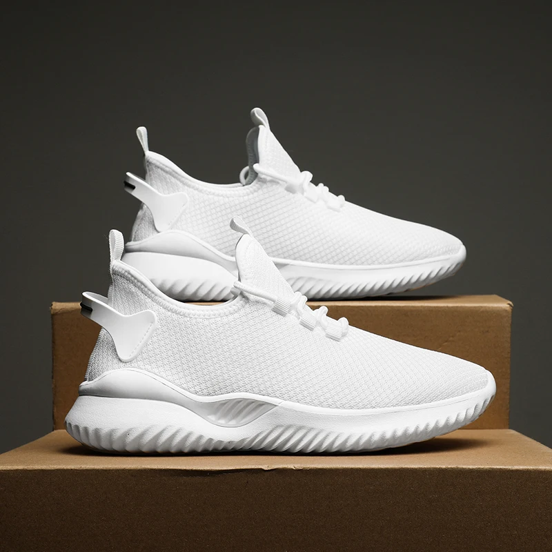 

Кроссовки дышащие для мужчин и женщин, повседневная обувь для бега, легкие спортивные, Нескользящие, летняя