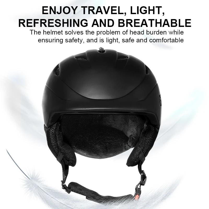 PHMAX лыжный шлем сверхлегкий зимний теплый флисовый мужской женский открытый