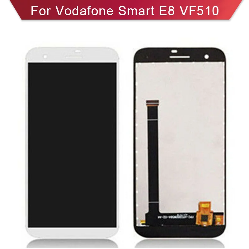 Протестирован для Vodafone Smart E8 VFD510 VFD 510 VF510 ЖК-дисплей с сенсорным экраном стекло дигитайзер полная сборка Замена