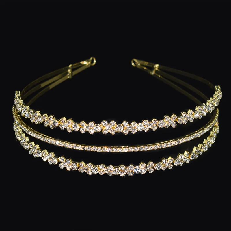 Роскошная блестящая свадебная тиара с кристаллами для свадьбы принцессы