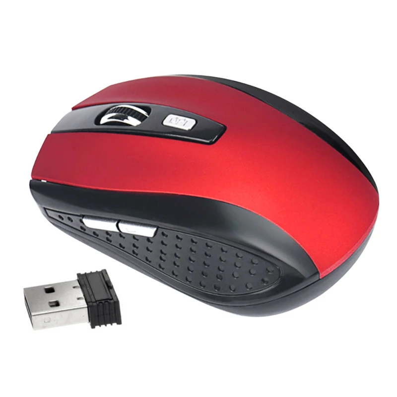 Беспроводная мышь Im Red Esb 6d 7500 Dpi регулируемая Usb Мышь Компьютерный приемник 2 4