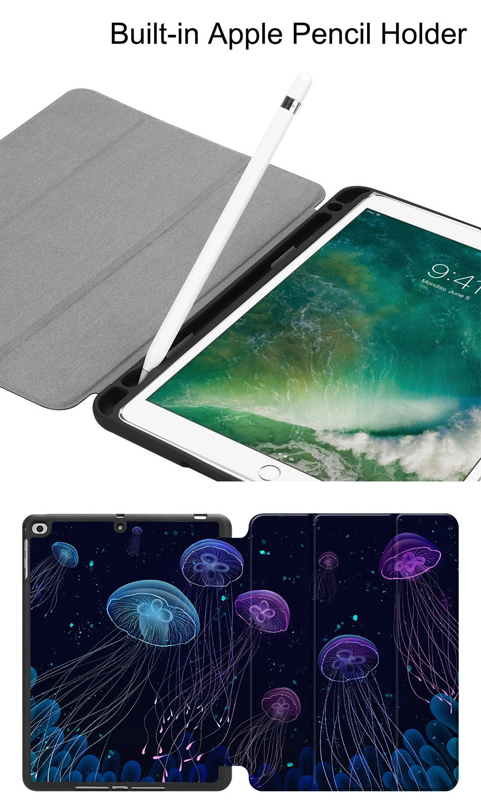 MTT для iPad чехол, защитный чехол для apple iPad Air 1 Air 2, новинка 9,7 дюймов, Мягкий ТПУ+ из искусственной кожи, флип, умный чехол для планшета